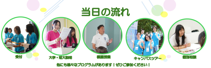 オープンキャンパスに参加すると